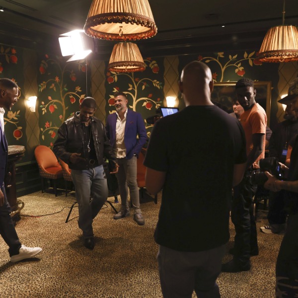 usher backstage