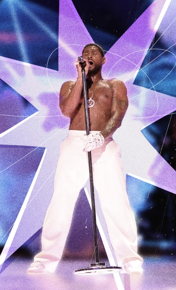 usher on stage