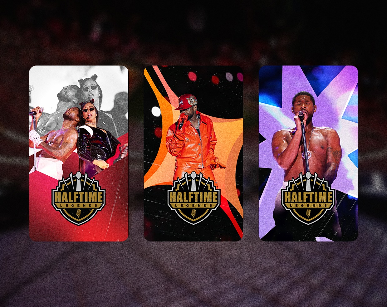 halftime legends cards