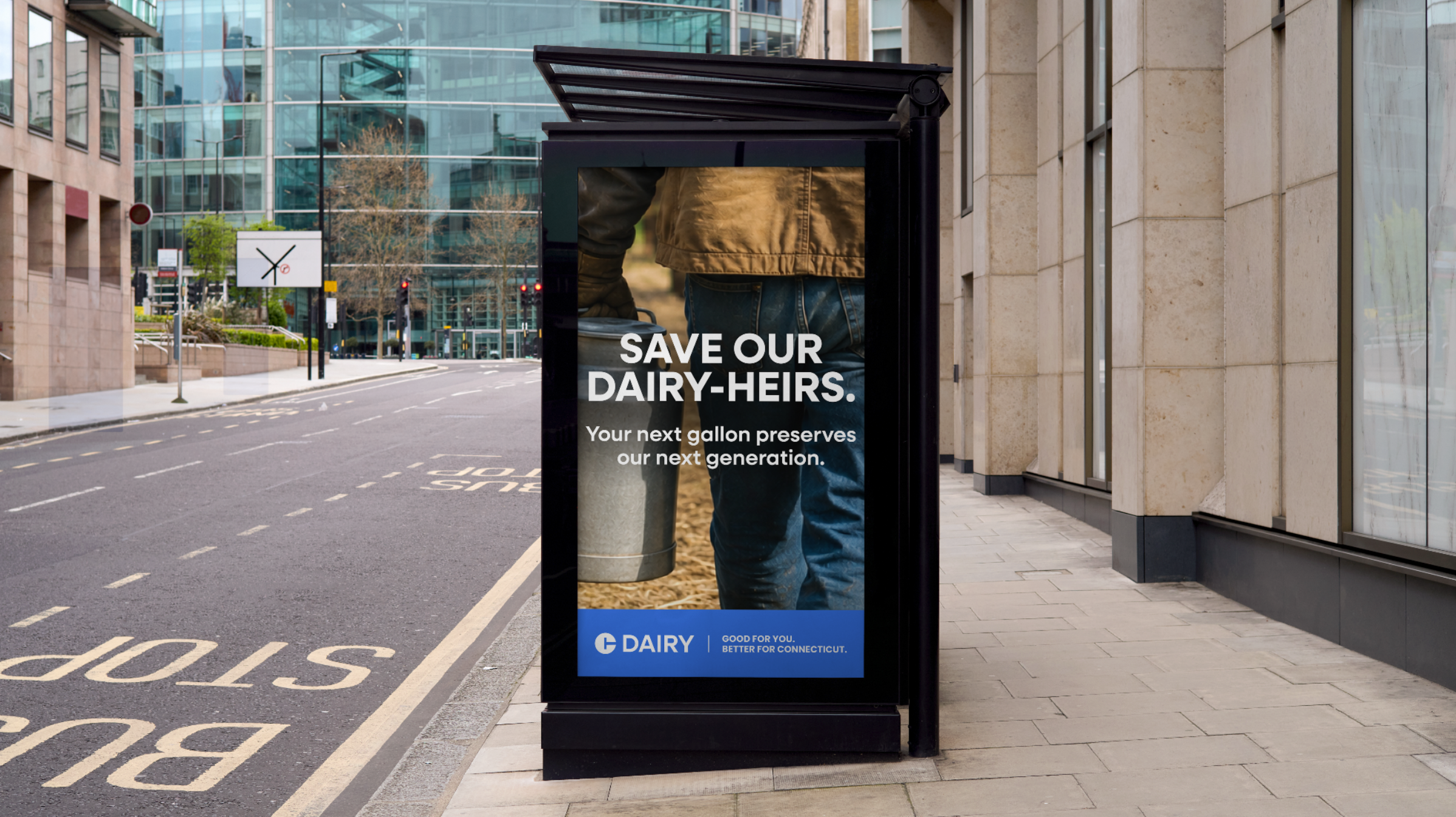 bus stop advertising
